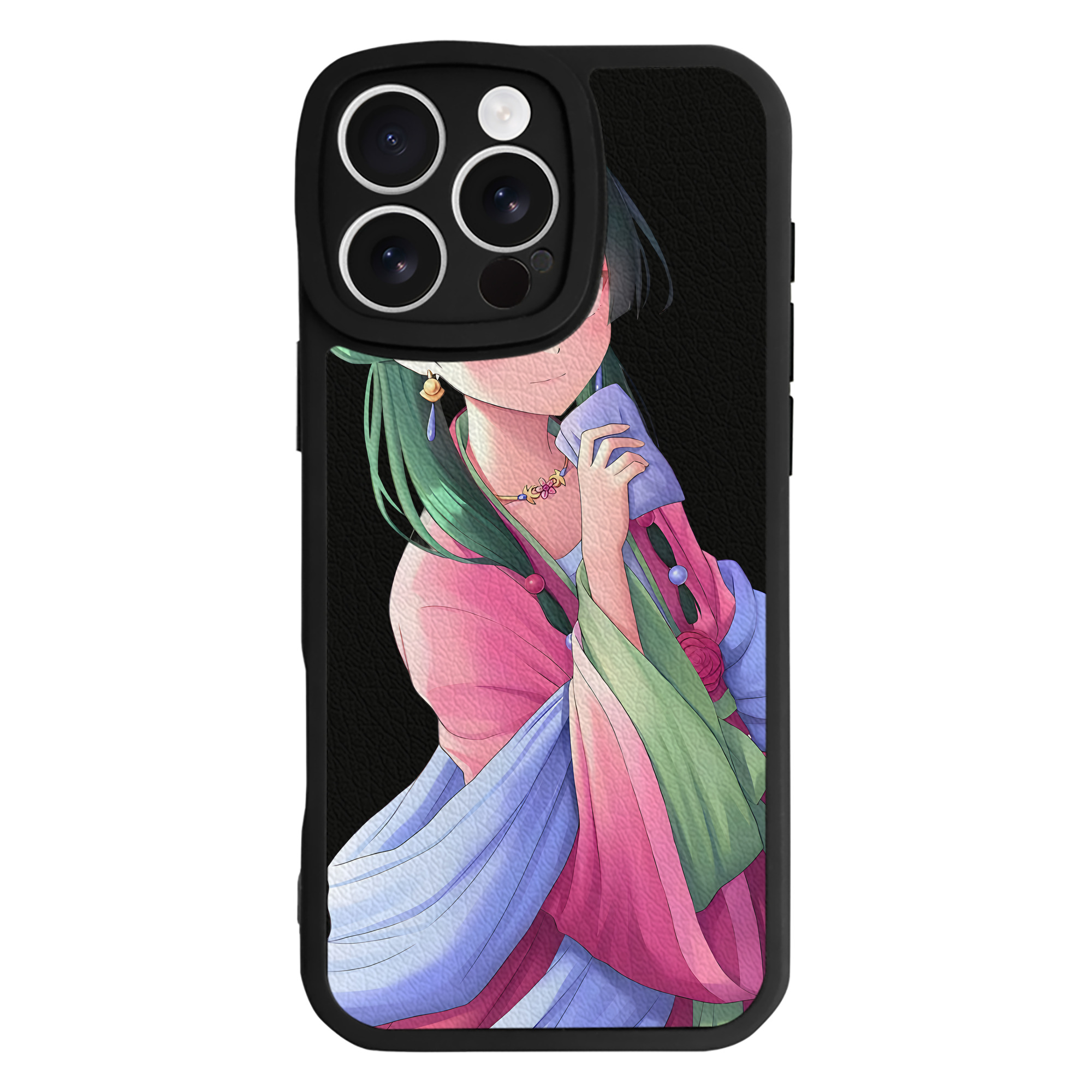 （画像用） 薬屋のひとりごと The Apothecary Diaries 【iPhone 16シリーズ対応】シリコンスマホケース（レザー調） 材質：シリコン